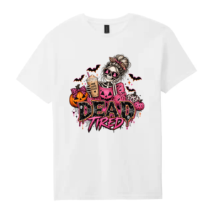 Dead Tired Halloween Graphic Tee